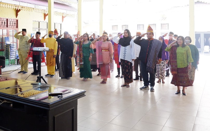 PERINGATAN HARI LAHIR PANCASILA DI KECAMATAN MEDAN HELVETIA